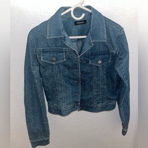 Cropped Ideology jean jacket